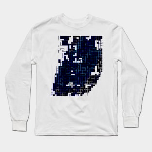 Blue lines v2 Long Sleeve T-Shirt